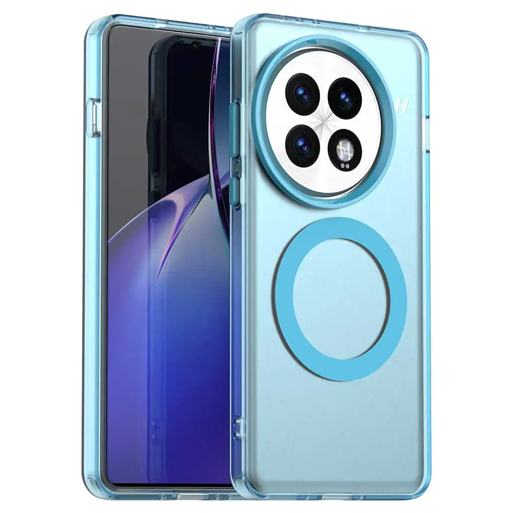 Transparente Neon MagSafe/Magnet Hülle/Case für OnePlus 13R, 13, 12R, 12, 11, 10T, 10 Pro, 9, 9 Pro, 8, 8 Pro, 8T, Nord 4, 3, 2, CE | ZITOCASES®