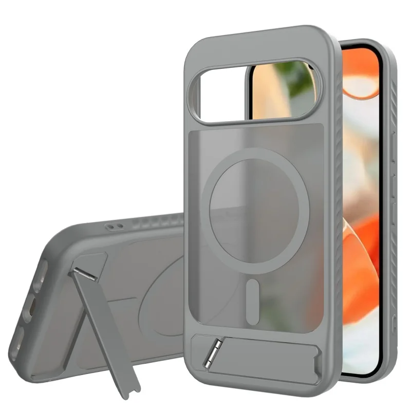 Transparente/Matte MagSafe/Magnet Plastik Hülle/Case inkl. Ständer/Auflage für Google Pixel 10, 10 Pro, 10 Pro XL, 9, 9 Pro, 9 Pro XL, 9A, 8, 8 Pro, 8A, 7, 7 Pro, 7A, 6, 6A, 6 Pro, 5, 4, 4 XL, 4A, 3, 3 Xl, 3A, 3A XL | ZITOCASES®