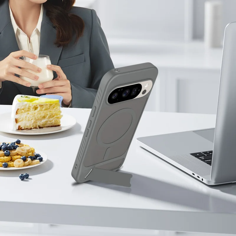 Transparente/Matte MagSafe/Magnet Plastik Hülle/Case inkl. Ständer/Auflage für Google Pixel 10, 10 Pro, 10 Pro XL, 9, 9 Pro, 9 Pro XL, 9A, 8, 8 Pro, 8A, 7, 7 Pro, 7A, 6, 6A, 6 Pro, 5, 4, 4 XL, 4A, 3, 3 Xl, 3A, 3A XL | ZITOCASES®