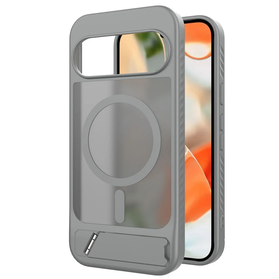 Transparente/Matte MagSafe/Magnet Plastik Hülle/Case inkl. Ständer/Auflage für Google Pixel 10, 10 Pro, 10 Pro XL, 9, 9 Pro, 9 Pro XL, 9A, 8, 8 Pro, 8A, 7, 7 Pro, 7A, 6, 6A, 6 Pro, 5, 4, 4 XL, 4A, 3, 3 Xl, 3A, 3A XL | ZITOCASES®