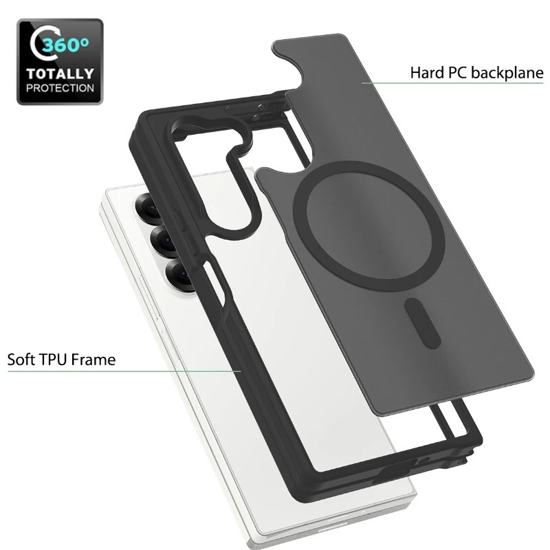 Bunte Matte/Transparente MagSafe/Magnet Hülle/Case für Samsung Galaxy Z Fold 7, 6, 5, 4, 3, 2 | ZITOCASES®