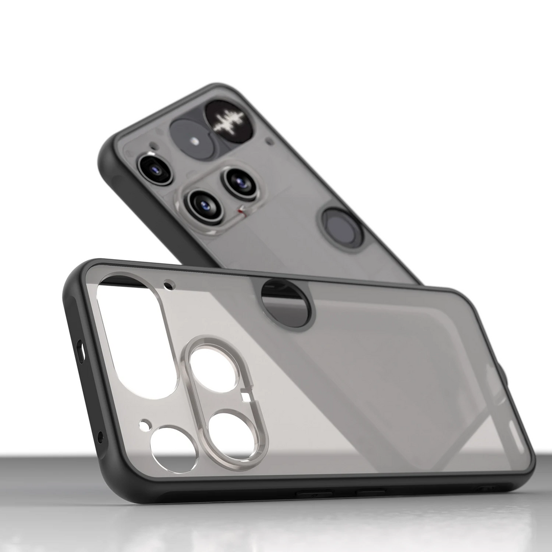 Transparente Silikon/Plastik Hülle/Case mit buntem Rahmen für Nothing Phone (3), (3a), (3a) Pro, (2), (2a), (2a) Plus, (1), CMF Phone 1, CMF Phone 2 Pro | ZITOCASES®