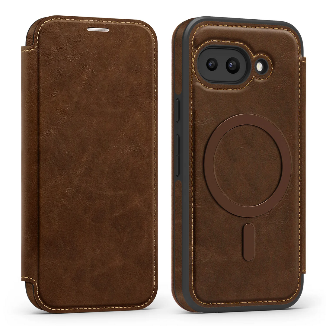 Bunte Kunstleder MagSafe/Magnet Klapp Hülle/Flip Case für Google Pixel 10, 10 Pro, 10 Pro XL, 9, 9 Pro, 9 Pro XL, 9A, 8, 8 Pro, 8A, 7, 7 Pro, 7A, 6 | ZITOCASES®