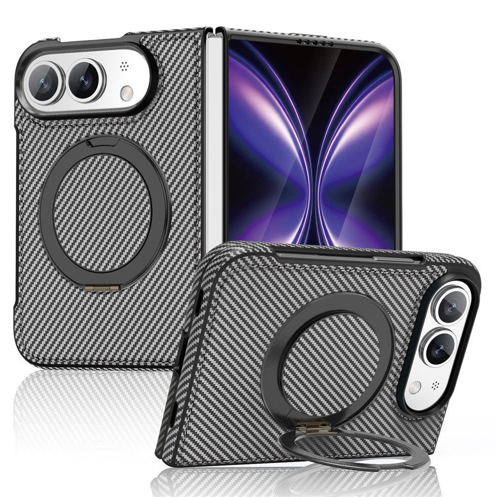 Carbon Optik MagSafe/Magnet Hartplastik Hülle/Case mit integriertem Ständer für iPhone Ultra | ZITOCASES®