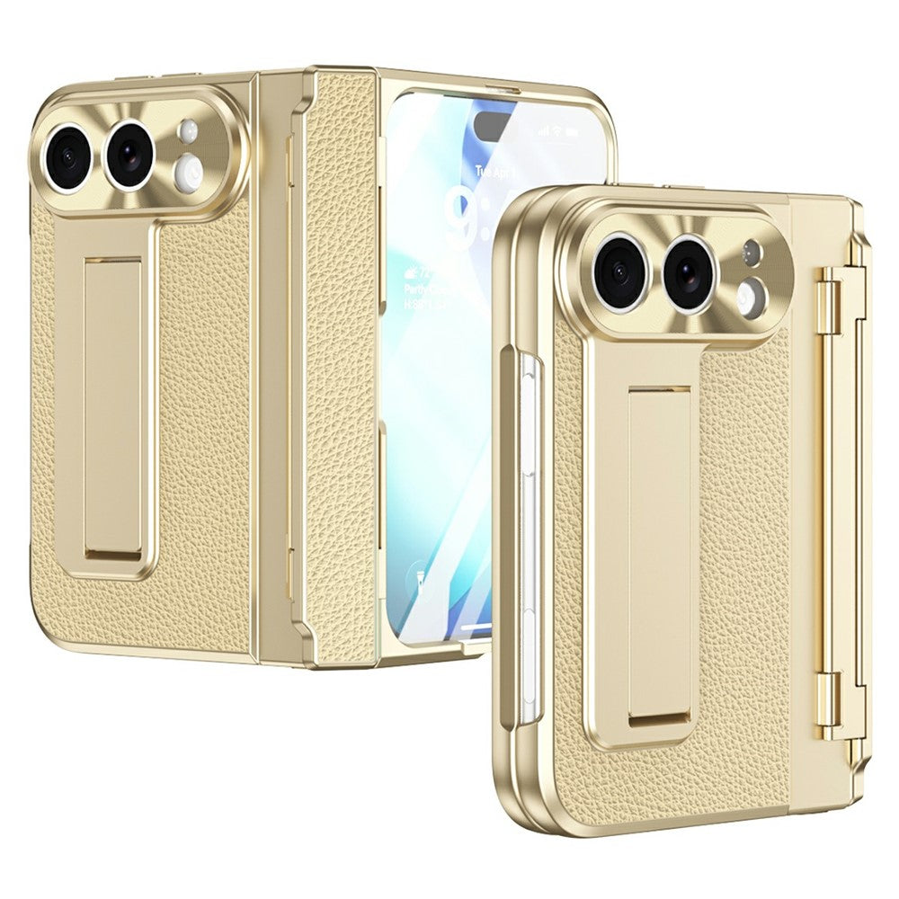 Bunte Kunstleder/Hartplastik Vollschutz [KLARSICHT] Hülle/Case mit integriertem Ständer für iPhone Ultra | ZITOCASES®