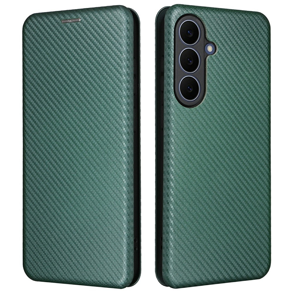 Carbon Optik Klapp Hülle/Flip Case für Samsung Galaxy S26 FE