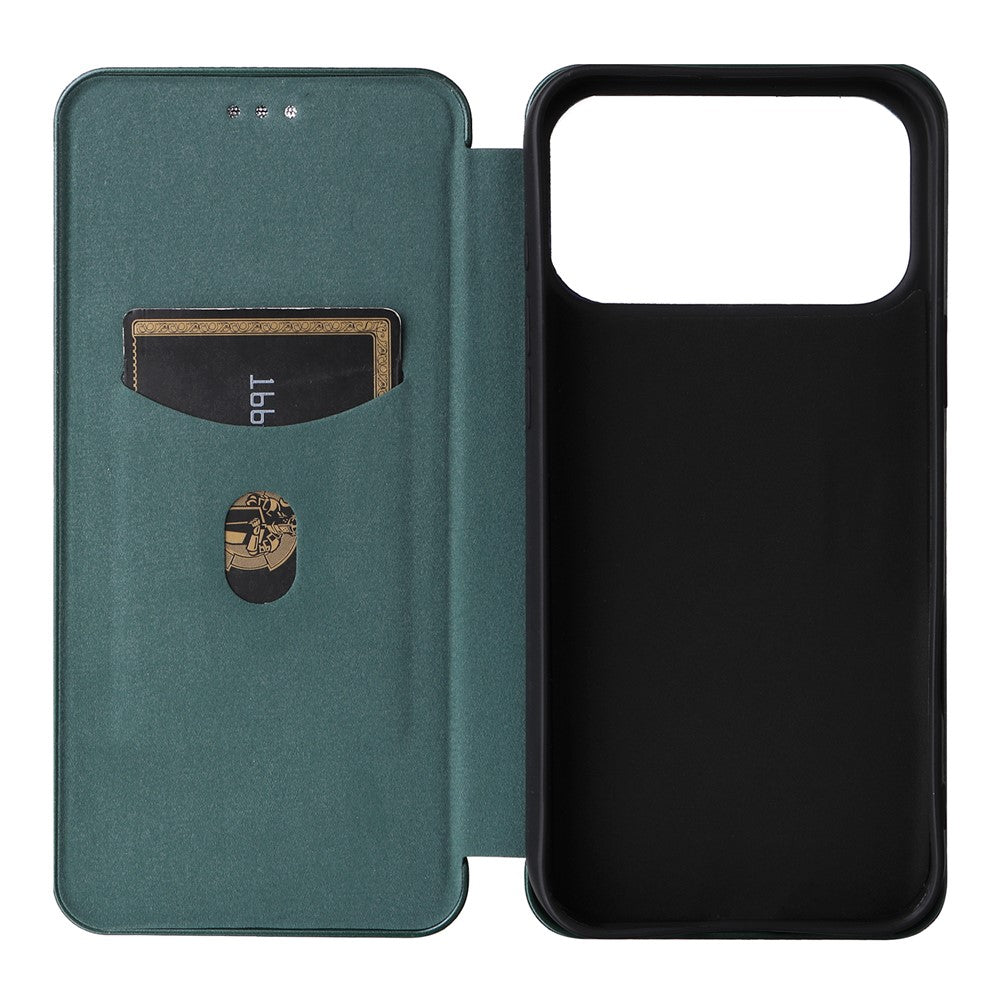 Carbon Optik Klapphülle/Flipcase für iPhone 18 Pro, 18 Pro Max | ZITOCASES®