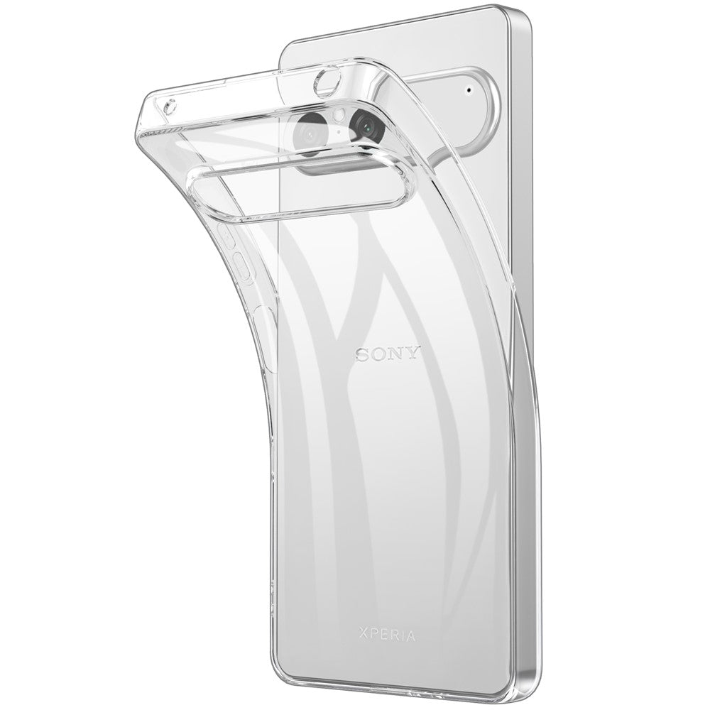 Dünne/Transparente Silikon Hülle/Case für Sony Xperia 10 VIII
