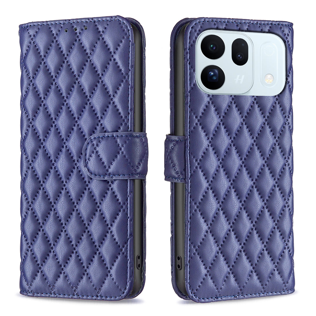 Karierte Kunstleder Klapphülle/Flipcase für Oppo Find X10, X10 Pro Max