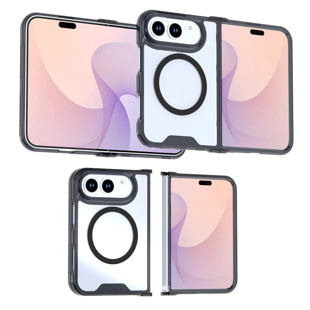 Transparente Silikon/Hartplastik MagSafe/Magnet Hülle/Case mit buntem Rahmen für iPhone Ultra | ZITOCASES®