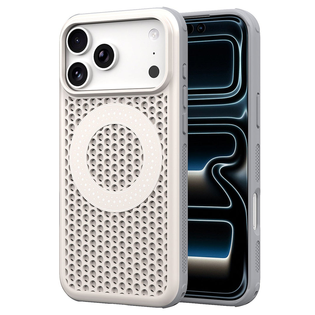 Gelochte/Wärmeableitende MagSafe/Magnet Silikon Hülle/Case für iPhone 18 Pro, 18 Pro Max | ZITOCASES®