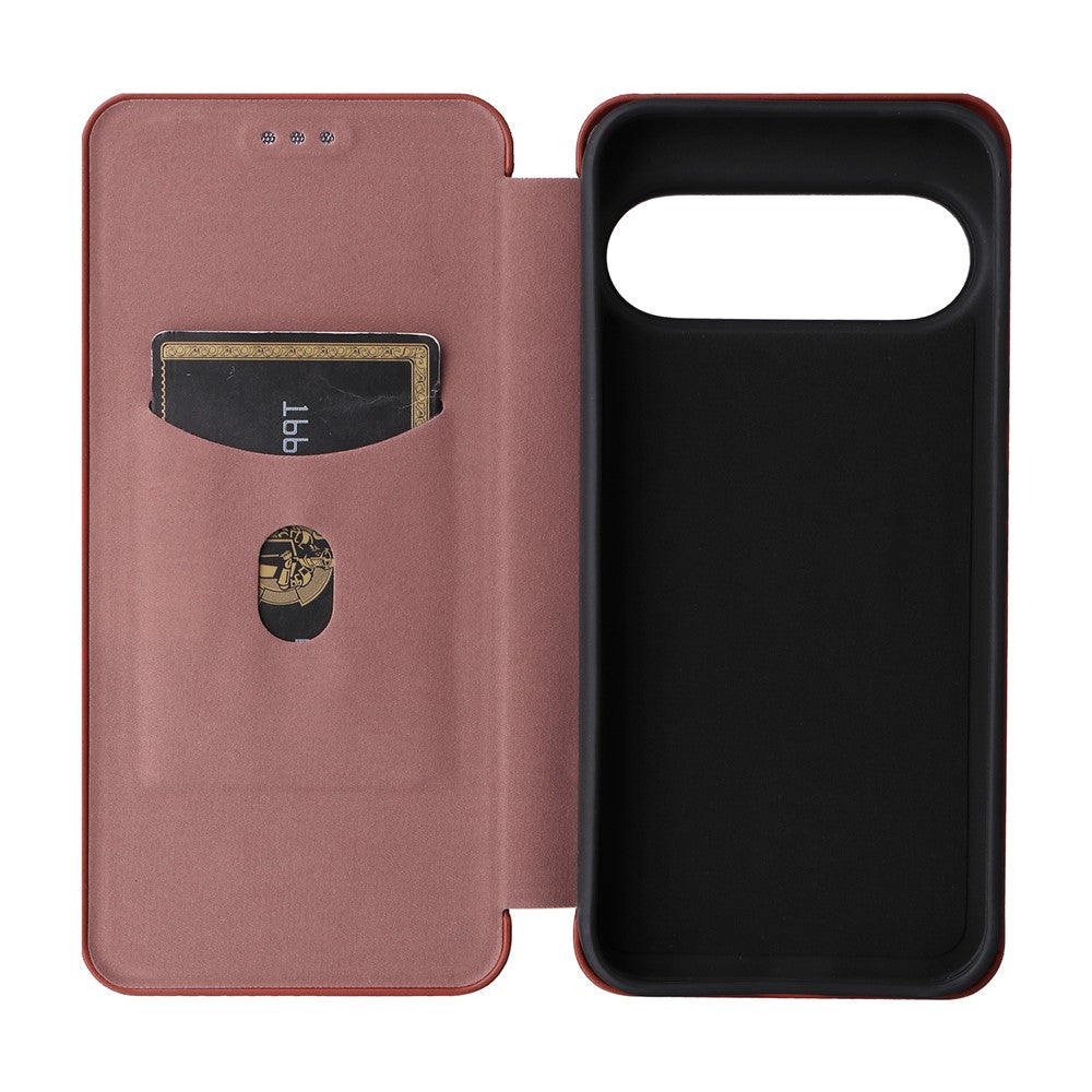 Carbon Optik Klapphülle/Flipcase für Google Pixel 11, 11 Pro, 11 Pro XL | ZITOCASES®