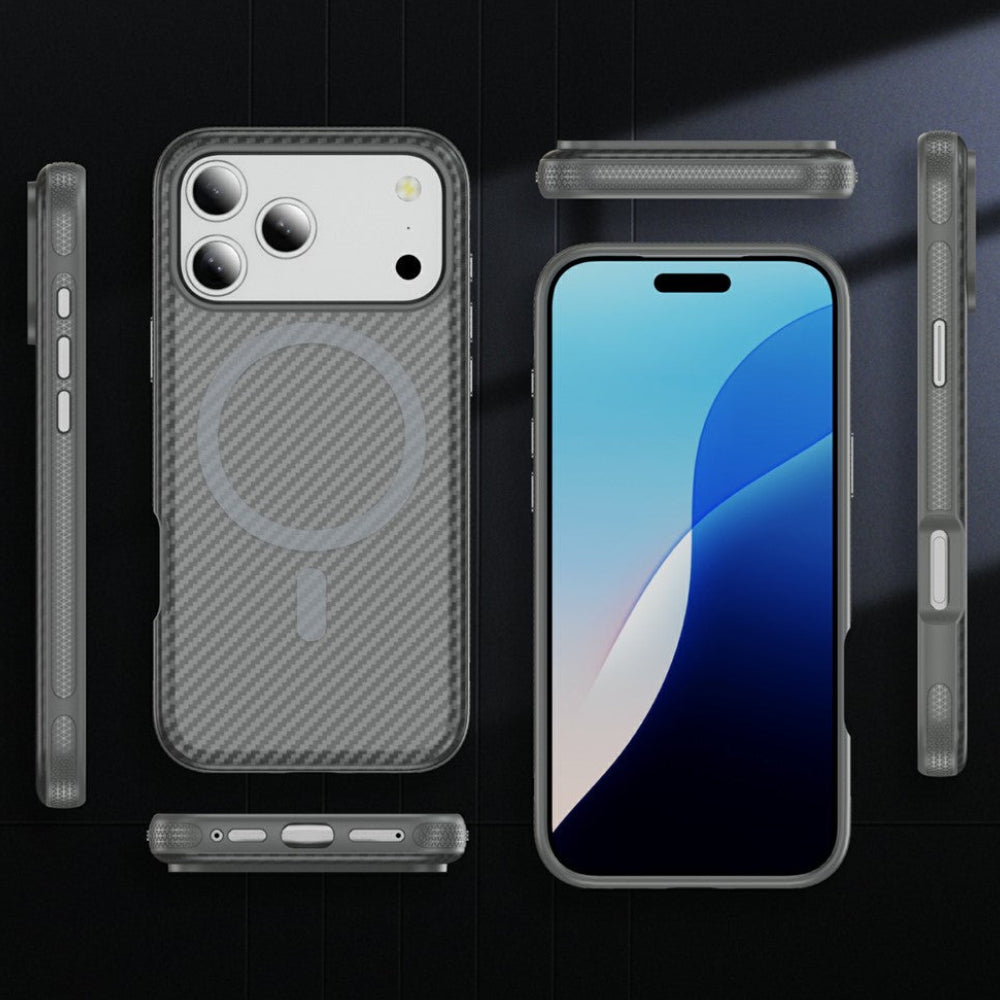 Carbon Optik MagSafe/Magnet Silikon Hülle/Case für iPhone 18 Pro, 18 Pro Max | ZITOCASES®