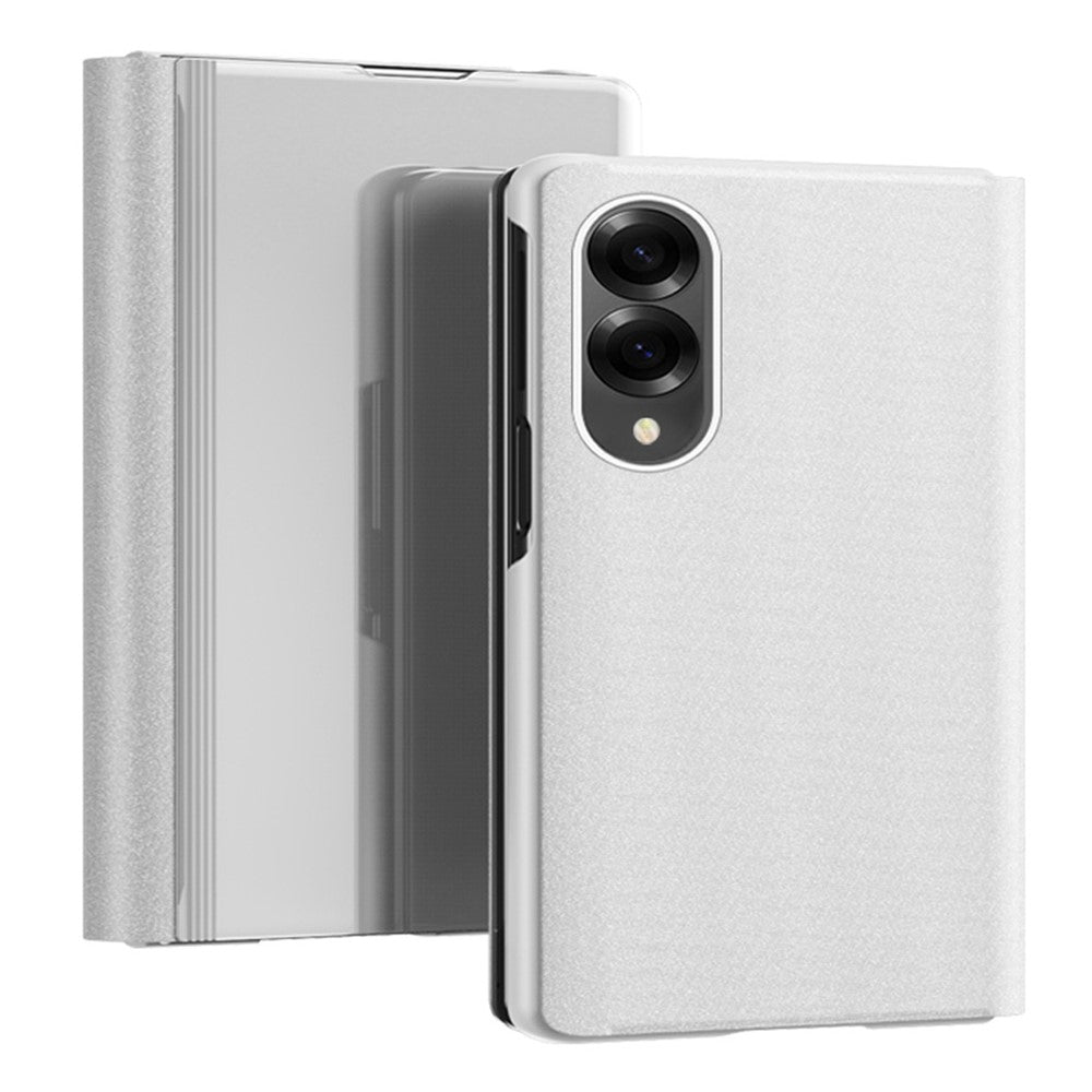 Transparente/Spiegel Kunstleder Klapphülle/Flipcase für Samsung Galaxy Z Fold 8 | ZITOCASES®