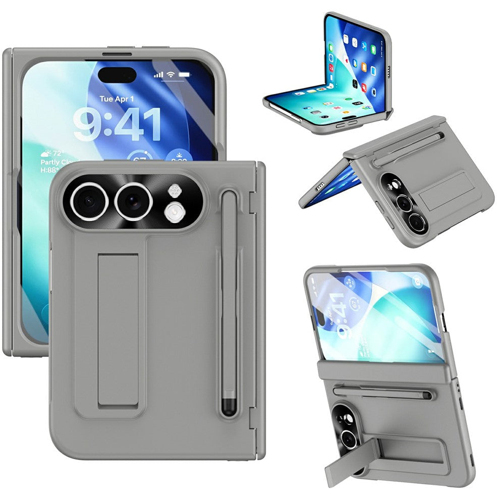 Bunte Hartplastik Vollschutz [KLARSICHT] Hülle/Case mit integriertem Ständer und Stift für iPhone Ultra | ZITOCASES®