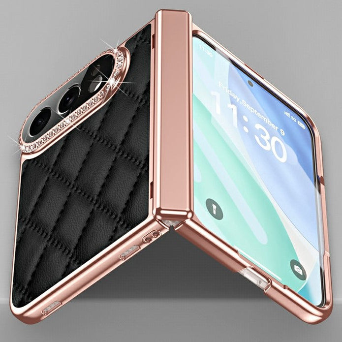 Karierte/Diamant Kunstleder Vollschutz [KLARSICHT] Hülle/Case für iPhone Ultra | ZITOCASES®