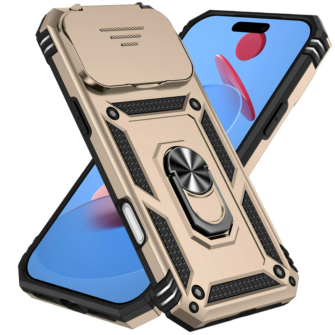 Robuste Outdoor/Magnet Hülle/Case mit klappbarer Kameraabdeckung für iPhone 17 Pro, 17 Pro Max | ZITOCASES®