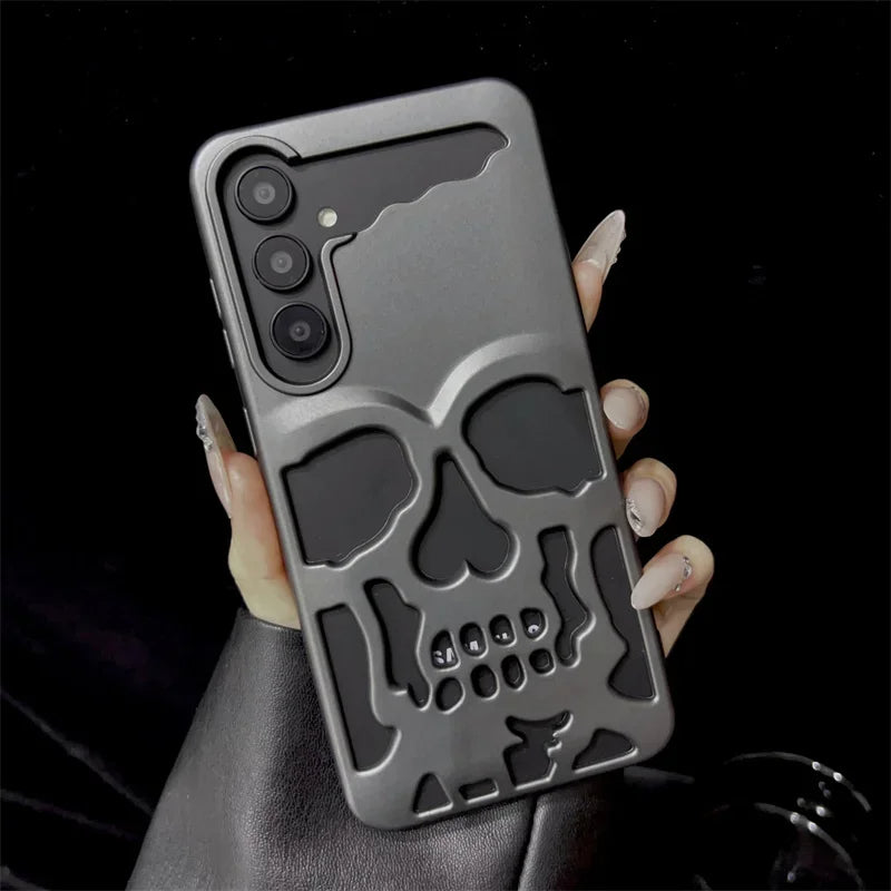 3D Totenkopf/Schädel Hülle/Case für Samsung Galaxy S24, S24 Plus, S24 Ultra, S24 FE, S23 FE, S23, S23 Plus, S23 Ultra, S22, S22 Plus, S22 Ultra, S21 FE, S21, S21 Plus, S21 Ultra, S20, S20 Plus, S20 Ultra, S20 FE, S10, S10 Plus, S10e, Note 20 | ZITOCASES®