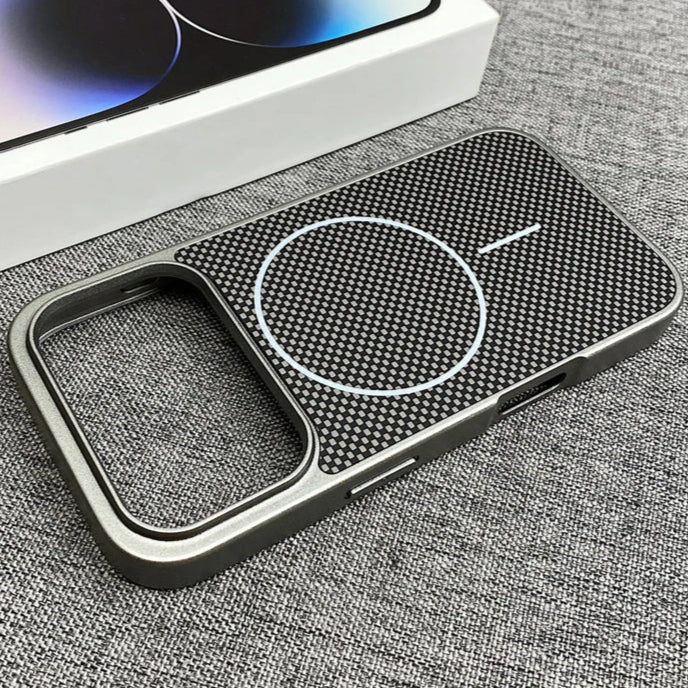Carbon Optik MagSafe/Magnet Silikon Hülle/Case für iPhone 17 Pro, 17 Pro Max | ZITOCASES®