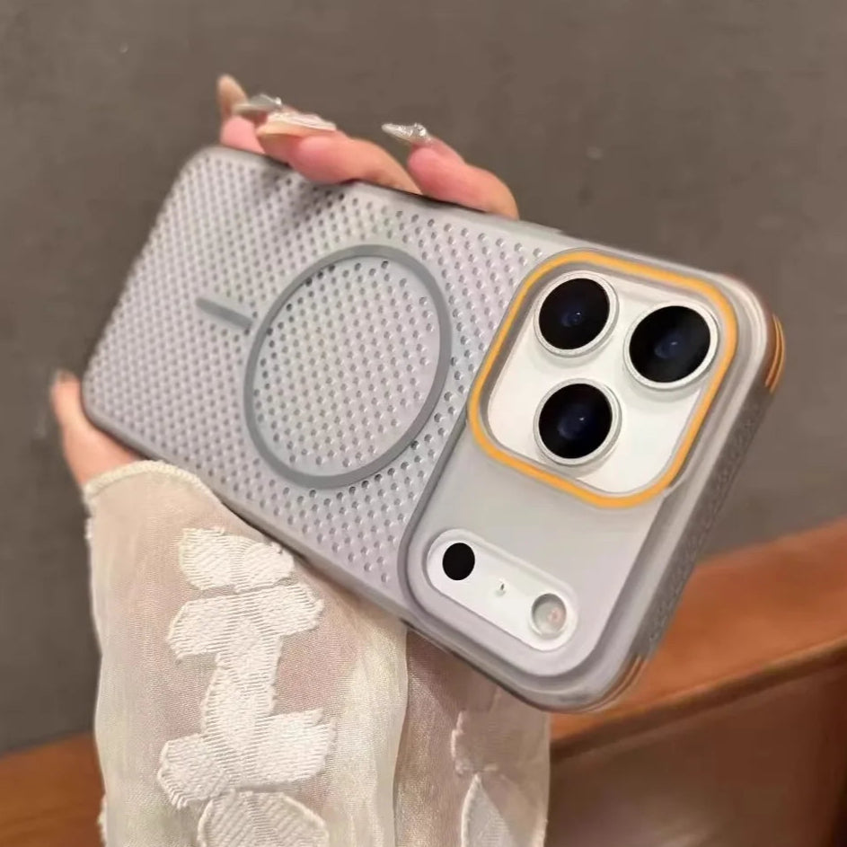 Gelochte/Wärmeableitende MagSafe/Magnet Plastik Hülle/Case für iPhone 17 Pro, 17 Pro Max | ZITOCASES®