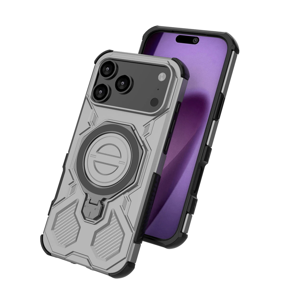 Stoßabsorbierende Outdoor MagSafe/Magnet Hülle/Case mit integriertem Ständer für iPhone 17 Pro, 17 Pro Max | ZITOCASES®