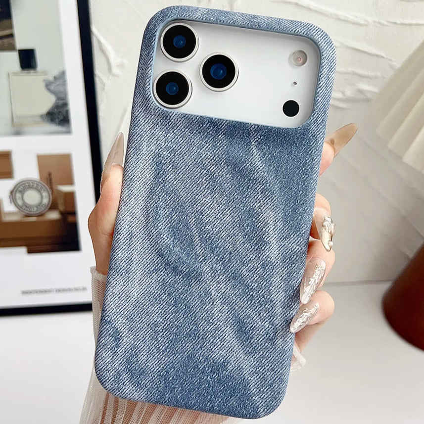 Stoff/Jeans Optik MagSafe/Magnet Hülle/Case für iPhone 17 Pro, 17 Pro Max | ZITOCASES®