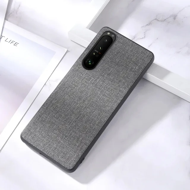 Stoff überzogene Soft Hülle/Case für Sony Xperia L3, Z5, M5, XA, XA1, XA1 Plus, XA2, XA2 Plus, 1 II, 1 III, 1 IV, 1 V, 1 VI, 5 III, 5 IV, 5 V, 5 VI, 10 III, 10 IV, 10 V, 10 VI | ZITOCASES®