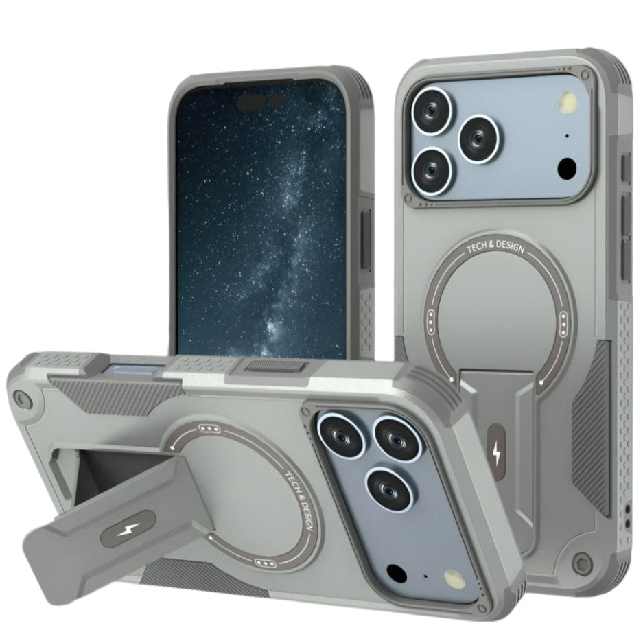 Bunte Outdoor MagSafe/Magnet Hülle/Case mit integriertem Ständer für iPhone 17 Pro, 17 Pro Max | ZITOCASES®