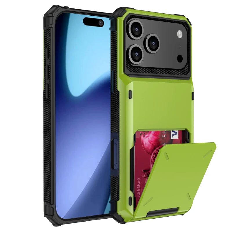 Silikon/Airbag Hülle/Case mit Kartenfach für iPhone 17 Pro, 17 Pro Max | ZITOCASES®