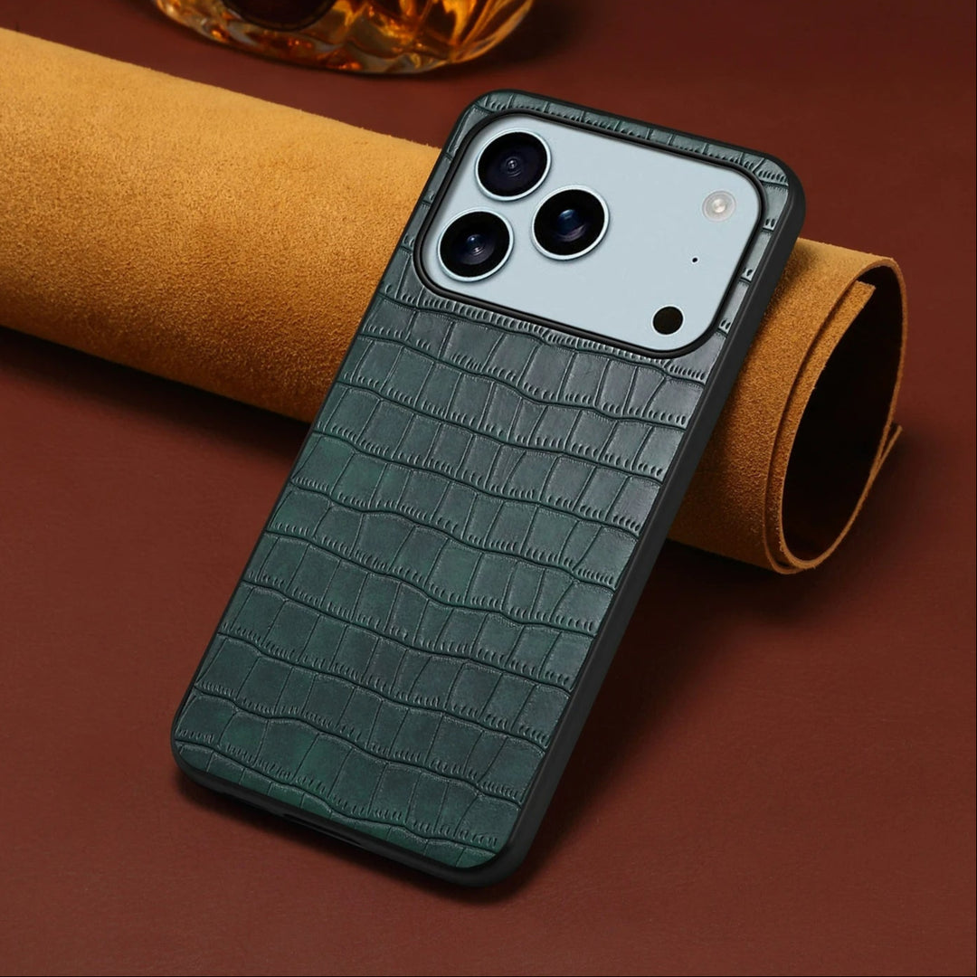 Krokodil-Leder Optik Hülle/Case für iPhone 17 Pro, 17 Pro Max | ZITOCASES®