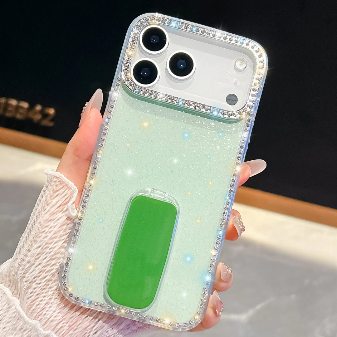 Bunte Glitzer/Diamant Hülle/Case mit integriertem Ständer für iPhone 17 Pro, 17 Pro Max | ZITOCASES®