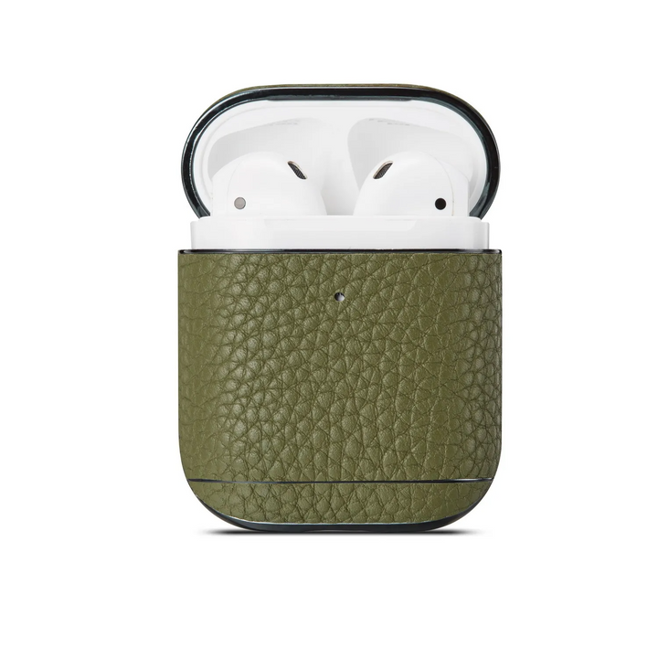 Elegante Kunstleder/Gold Hülle/Case für AirPods 1, 2, 3, 4 | ZITOCASES®