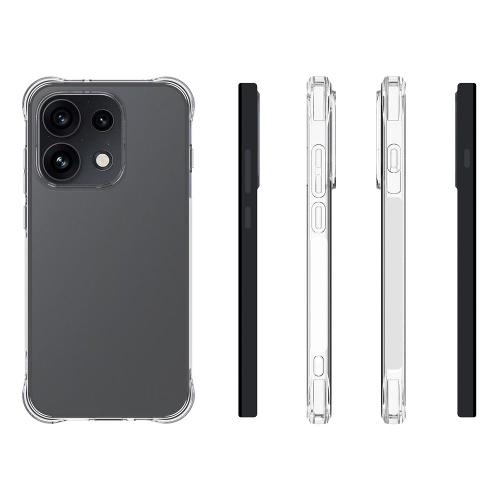 Transparente Airbag Hülle/Case für Oppo Reno 16, 16 Pro, 16 FS, 16 F | ZITOCASES®