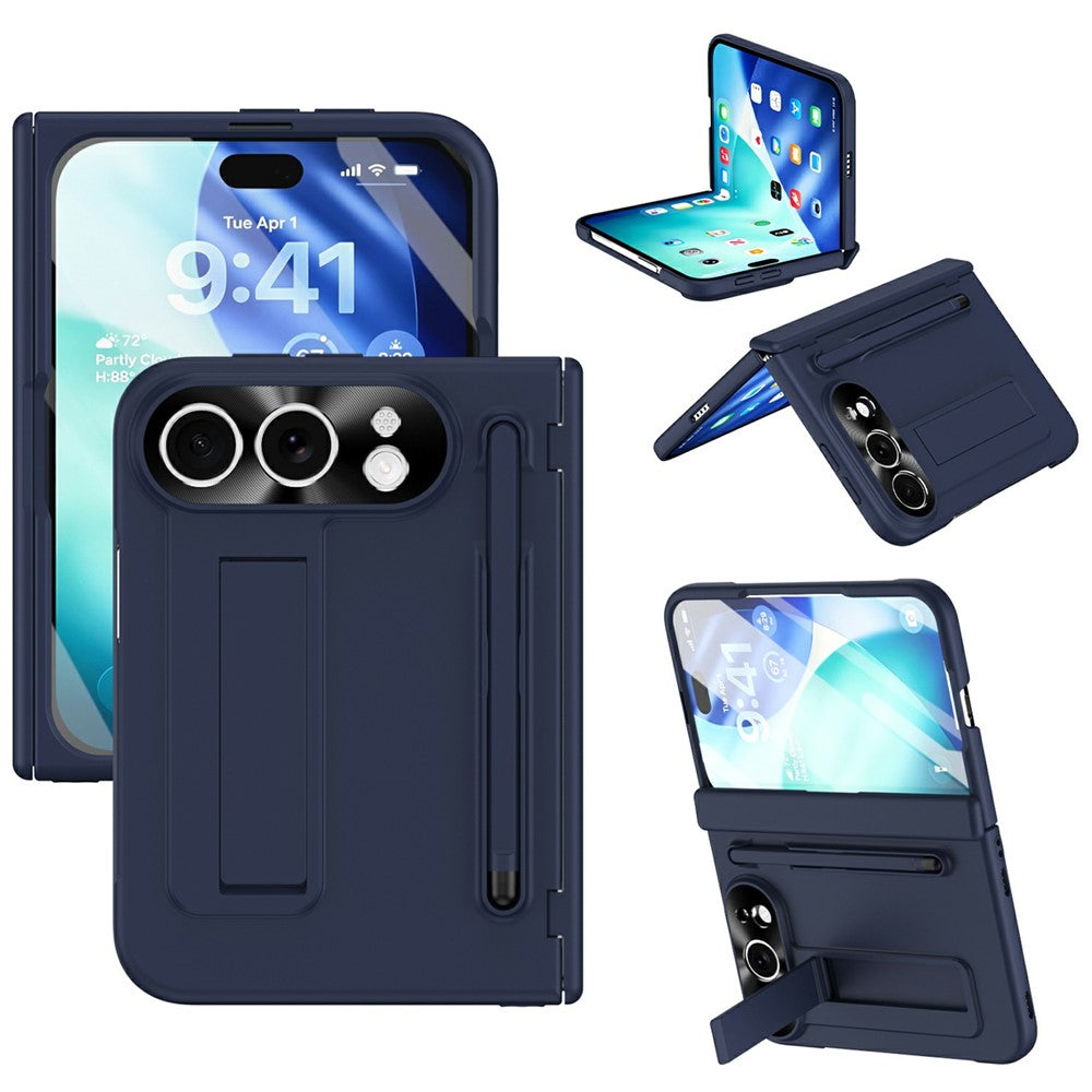 Bunte Hartplastik Vollschutz [KLARSICHT] Hülle/Case mit integriertem Ständer und Stift für iPhone Ultra | ZITOCASES®
