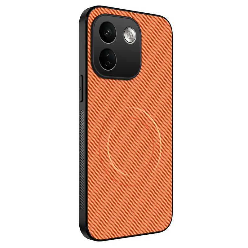 Carbon Optik Silikon MagSafe/Magnet Hülle/Case für Xiaomi Redmi Note 17, 17 Pro, 17 Pro Max