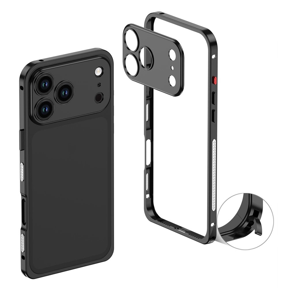 Rahmen/Bumper Aluminium Hülle/Case (inkl. Kameraabdeckung) für iPhone 18 Pro, 18 Pro Max | ZITOCASES®