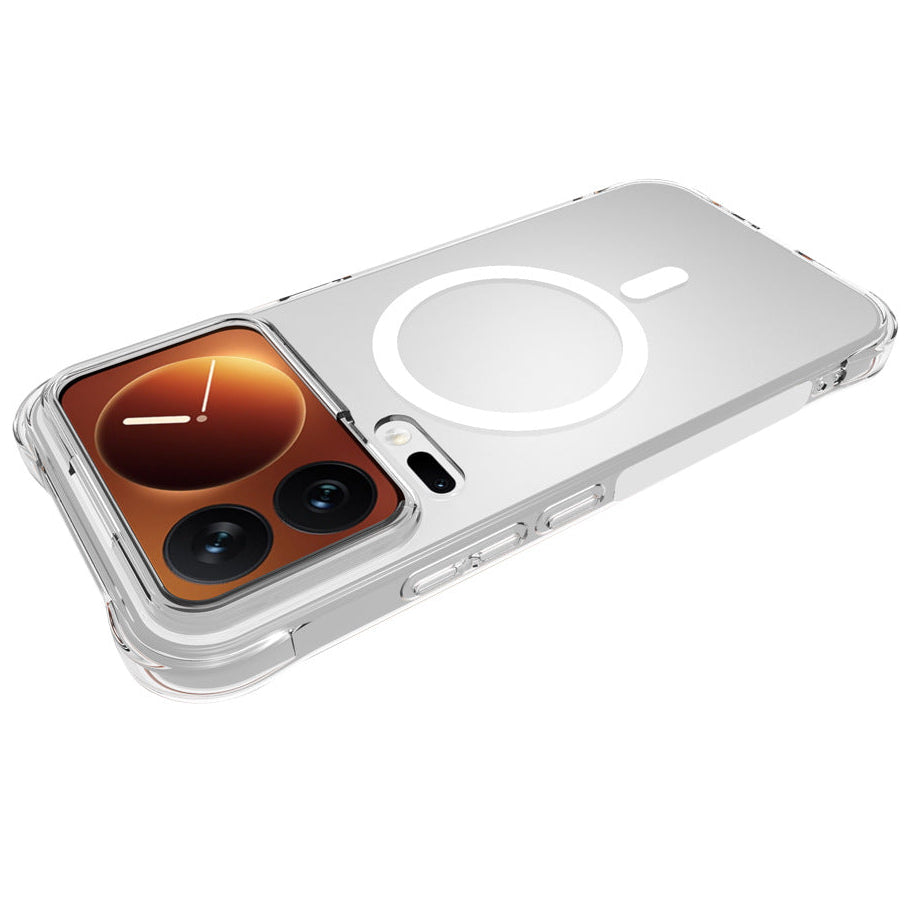 Transparente Airbag MagSafe/Magnet Hülle/Case für Xiaomi 18 Pro, 18 Pro Max