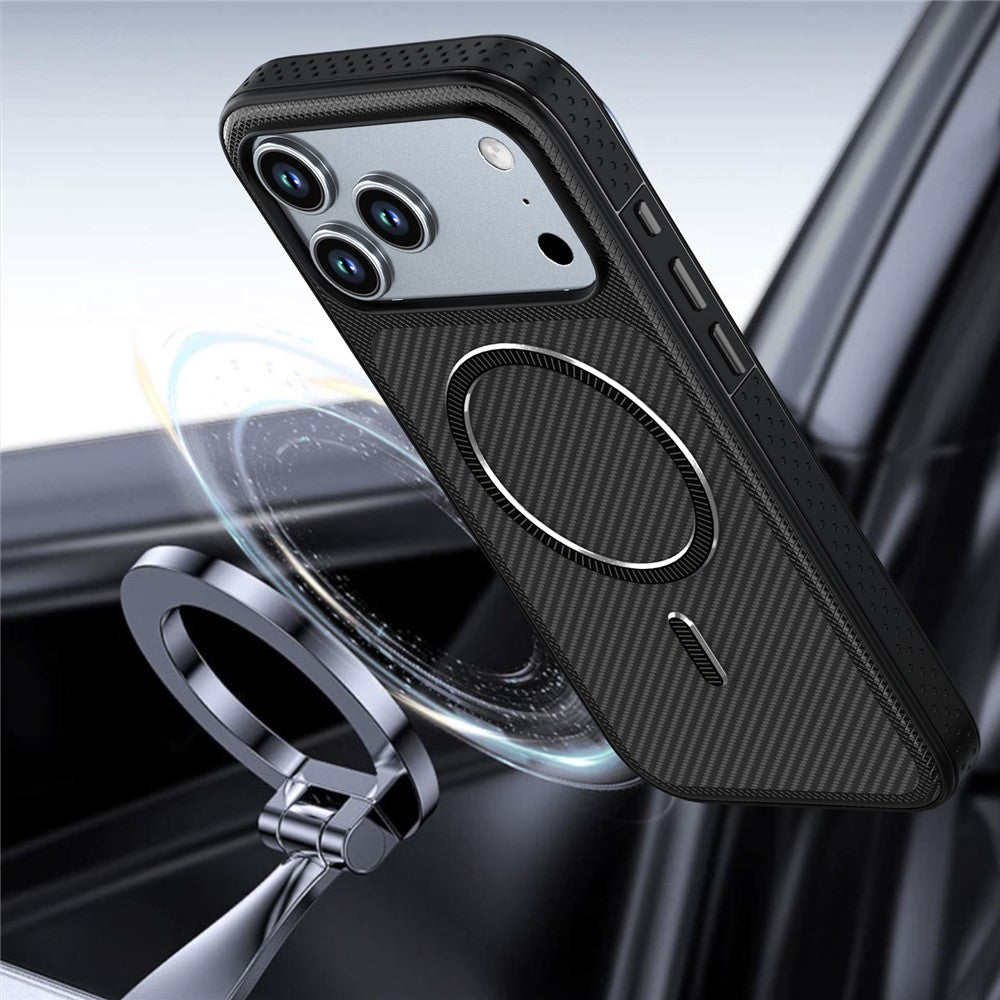 Carbon Optik MagSafe/Magnet Silikon Hülle/Case für iPhone 18 Pro, 18 Pro Max | ZITOCASES®