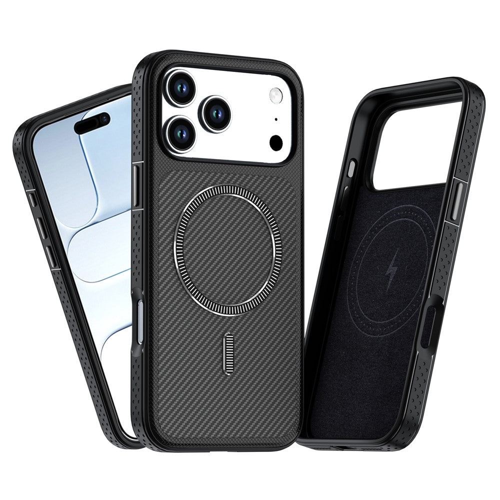 Carbon Optik MagSafe/Magnet Silikon Hülle/Case für iPhone 18 Pro, 18 Pro Max | ZITOCASES®