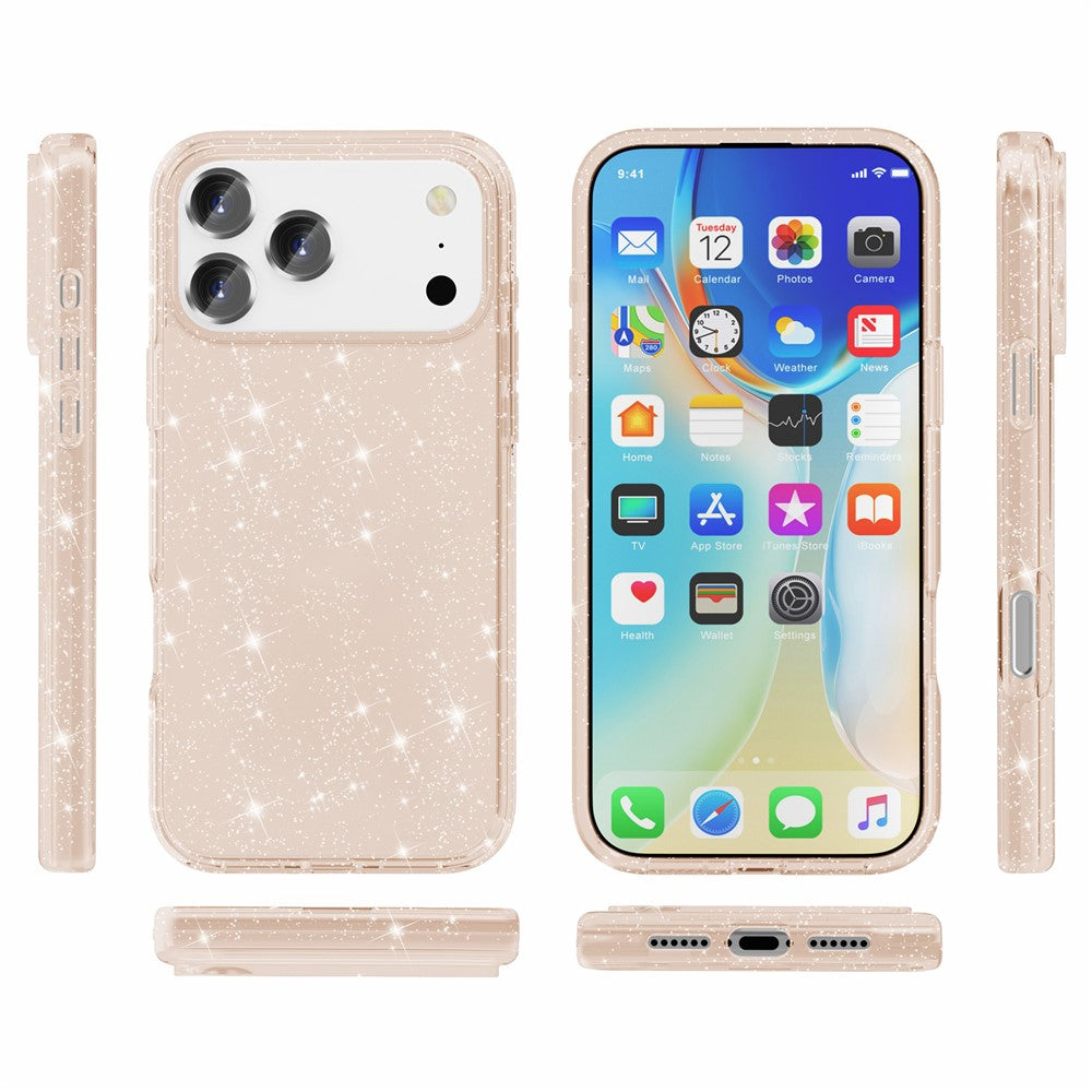 Bunte/Transparente Glitzer Silikon Hülle/Case für iPhone 18 Pro, 18 Pro Max | ZITOCASES®