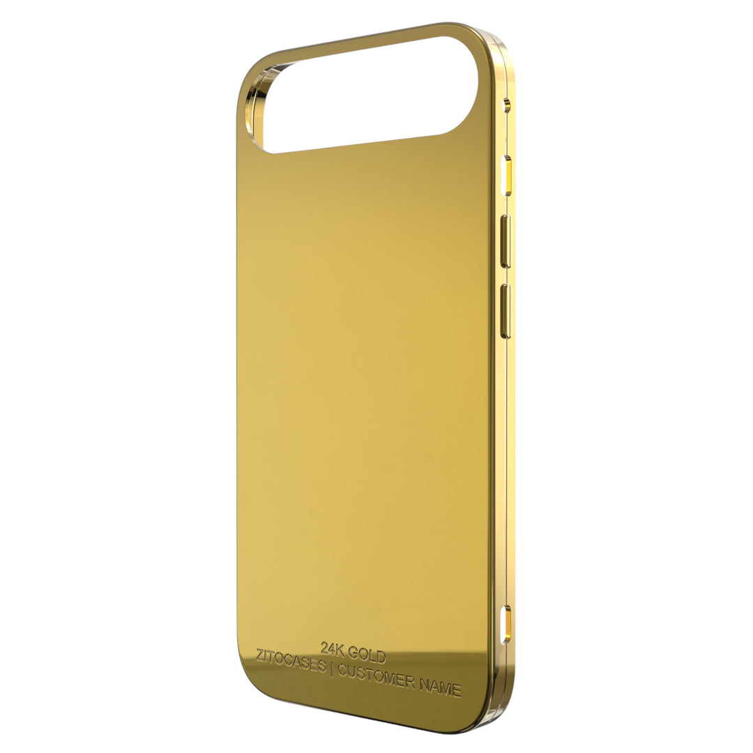 24K Gold veredelte Luxus Hülle/Case für iPhone 17, 17 Pro, 17 Pro Max, Air, 16, 16 Plus, 16 Pro, 16 Pro Max, 16e, 15, 15 Plus, 15 Pro, 15 Pro Max, 14, 14 Plus, 14 Pro, 14 Pro Max, 13, 13 Pro, 13 Pro Max | ZITOCASES®