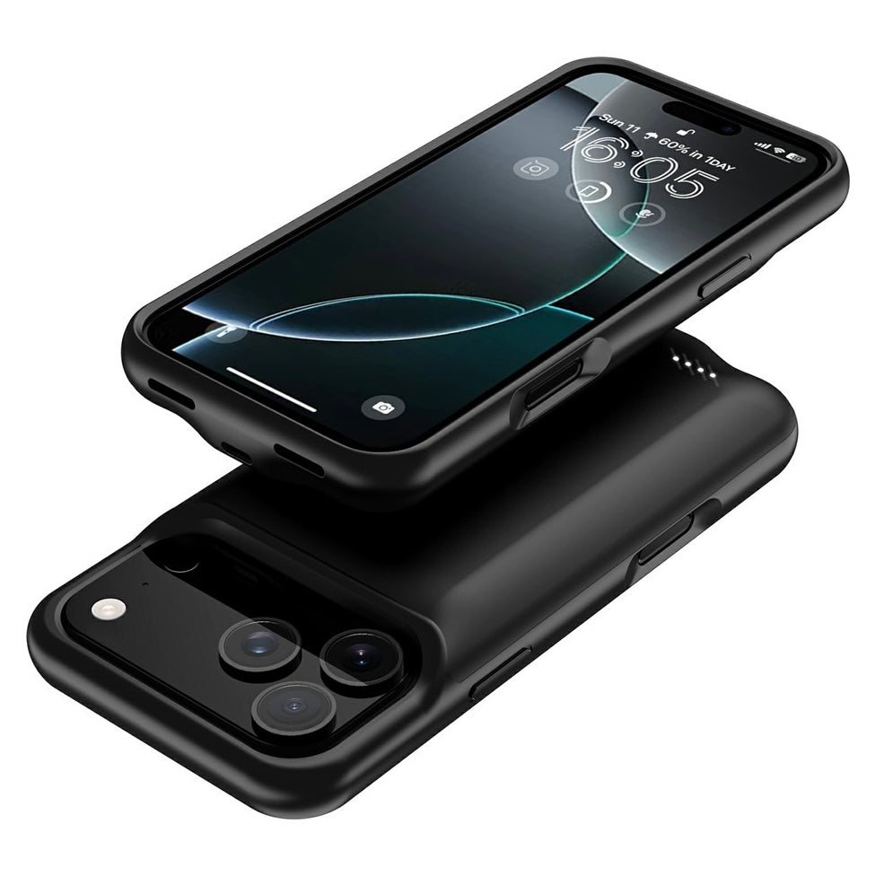 Akku Hülle/Case mit Ladefunktion für iPhone 17, 17 Pro, 17 Pro Max, Air, 16, 16 Plus, 16 Pro, 16 Pro Max, 16e, 15, 15 Plus, 15 Pro, 15 Pro Max, 14, 14 Plus, 14 Pro, 14 Pro Max, 13, 13 Pro, 13 Pro Max, 13 Mini, 12, 12 Pro, 12 Pro Max, 12 Mini, SE, 11 | ZITOCASES®