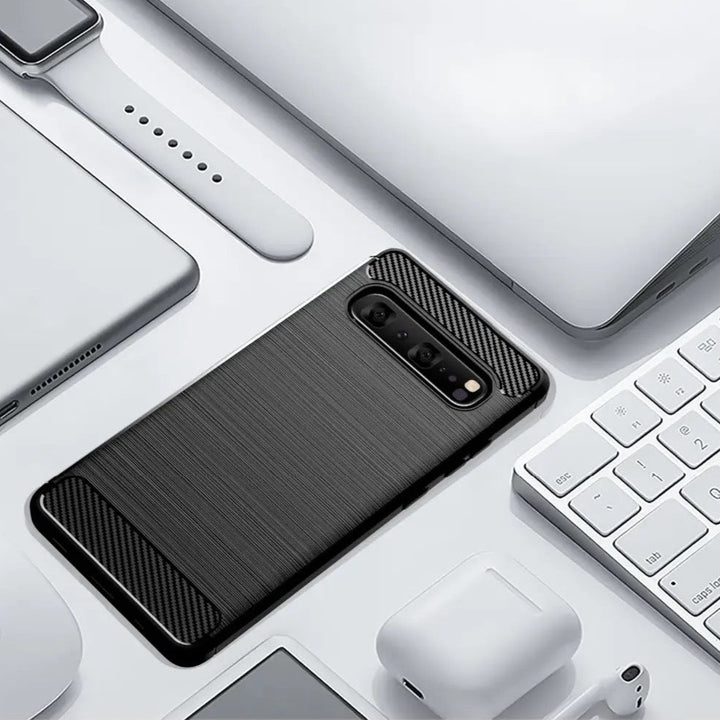 SALE | Samsung Galaxy S10 | Edle Carbon Akzente Soft Hülle/Case | ZITOCASES®