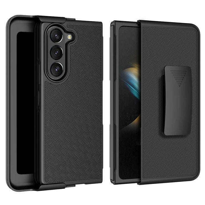 Zweiteilige Kunstleder Hülle/Case inkl. Clip/Auflage für Samsung Galaxy Z Fold 6, 5, 4, 3, 2 | ZITOCASES®