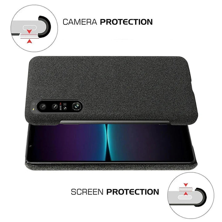 Stoff überzogene Soft Hülle/Case für Sony Xperia 10 VI | ZITOCASES®