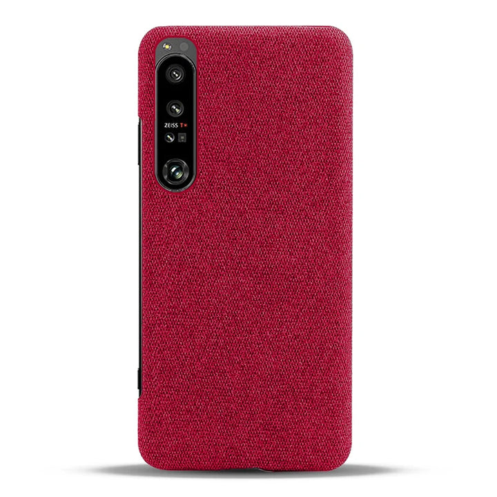 Stoff überzogene Soft Hülle/Case für Sony Xperia 10 VI | ZITOCASES®