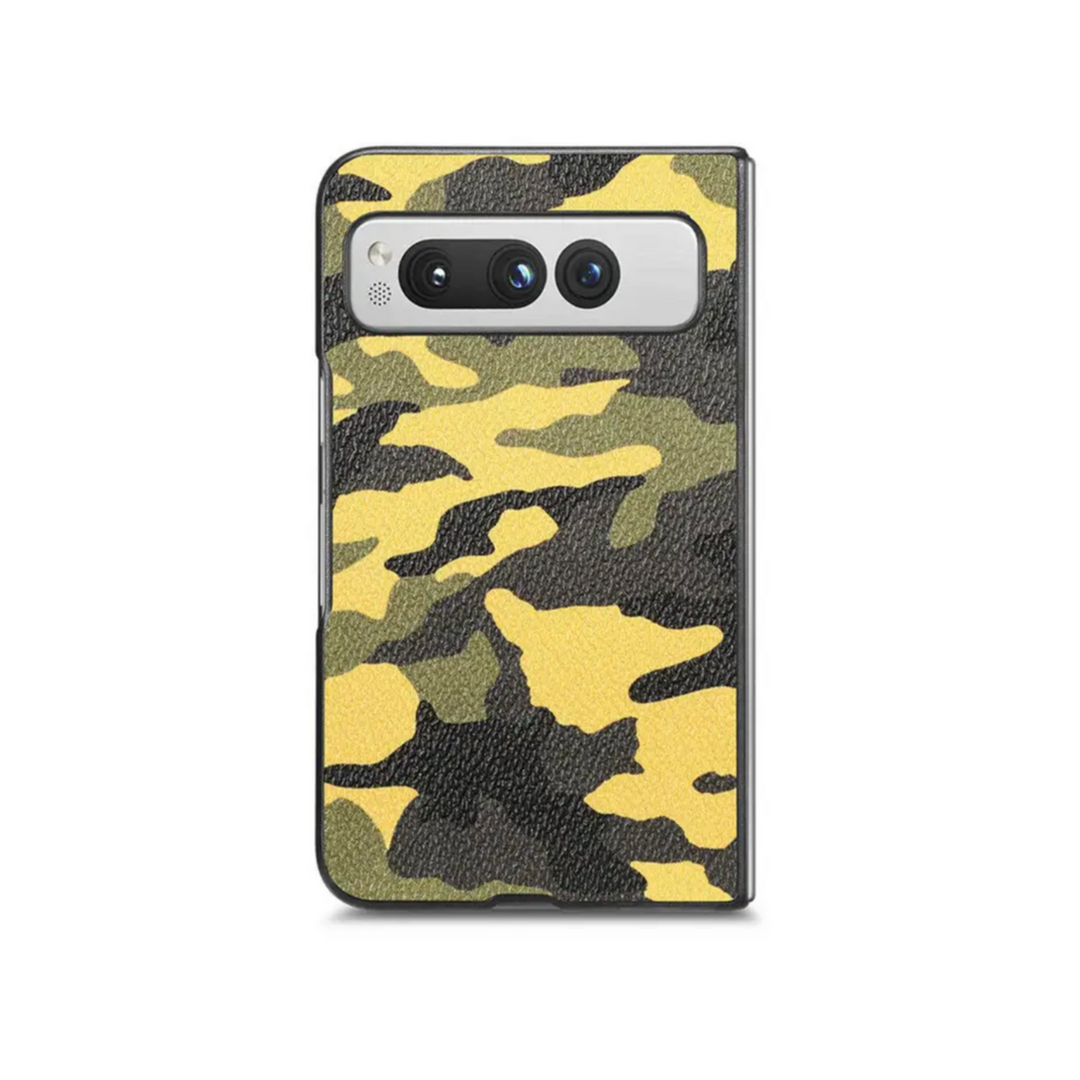 Kunstleder Camouflage/Tarnfarben Hülle/Case für Google Pixel Fold | ZITOCASES®