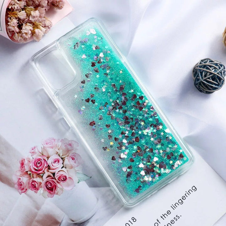 Liquid Schwimmende Glitzer Flakes Hülle/Case verschiedene Farben für Samsung Galaxy Note-Serie | ZITOCASES®