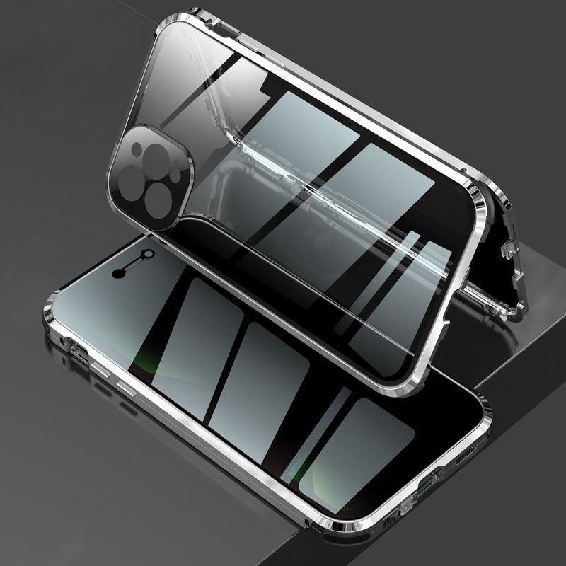 360° [SICHTSCHUTZ 9H-Glas] Aluminium Vollschutz Hülle/Case für iPhone 16, 15-Serie | ZITOCASES®