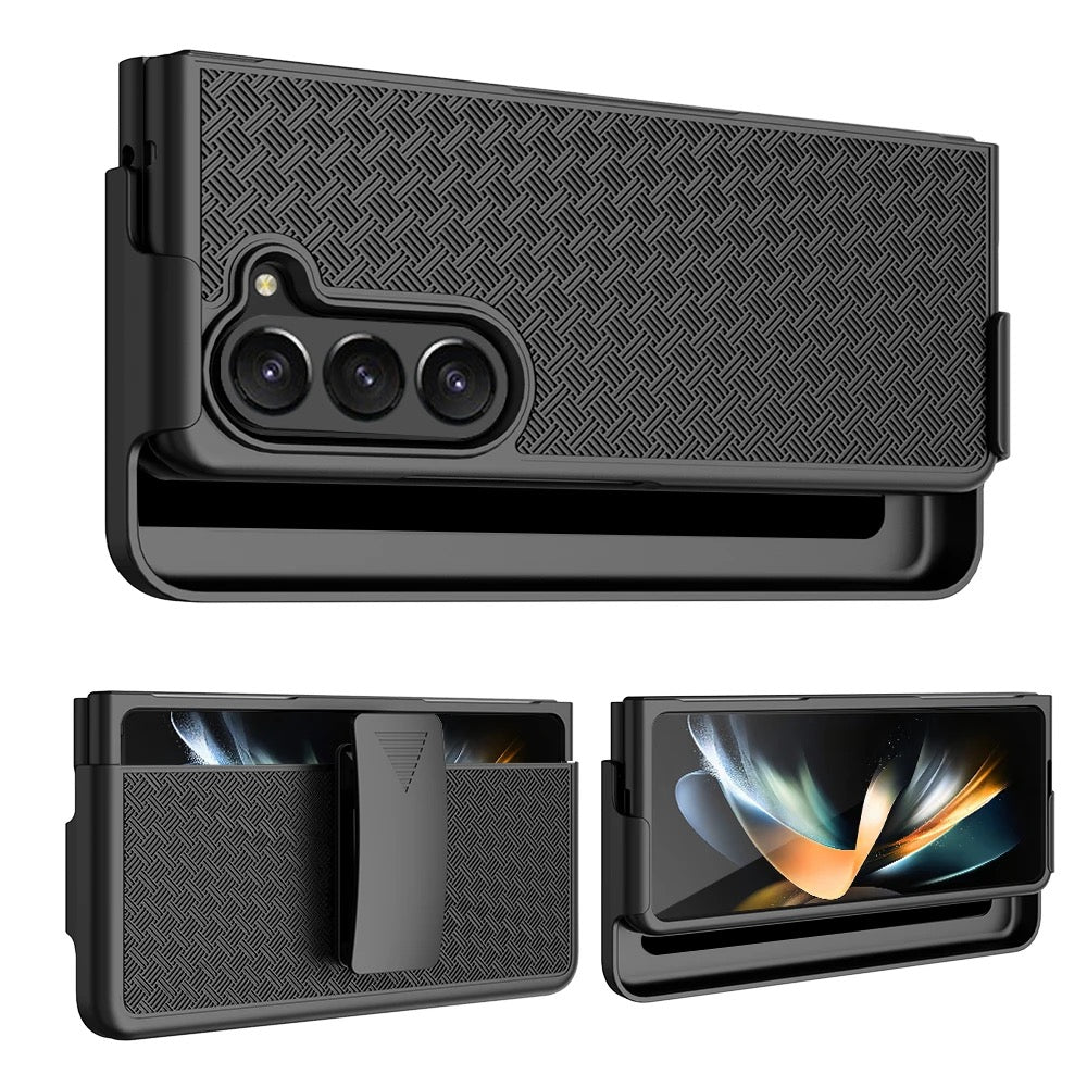 Zweiteilige Kunstleder Hülle/Case inkl. Clip/Auflage für Samsung Galaxy Z Fold 6, 5, 4, 3, 2 | ZITOCASES®